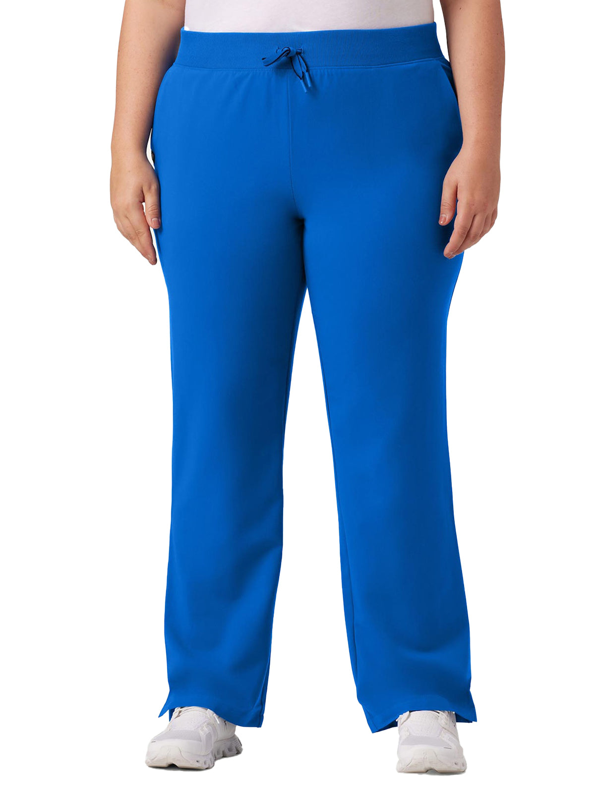Women's Knit Waist Mid-Rise Xenos Pant - W20001 - Royal Blue