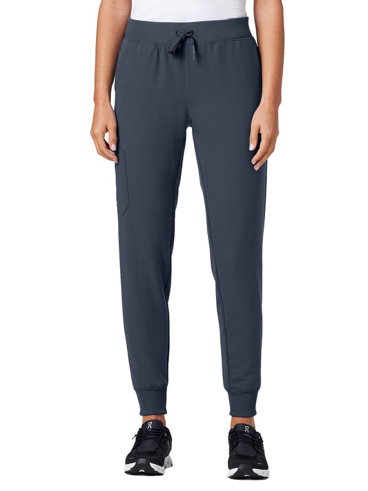 Women's Slim Knit Waist Jogger Silex Pant - W20003 - Carbon Gray