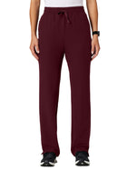 Women's 5-Pocket High Waisted Kerr Pant - W20004 - Burgundy
