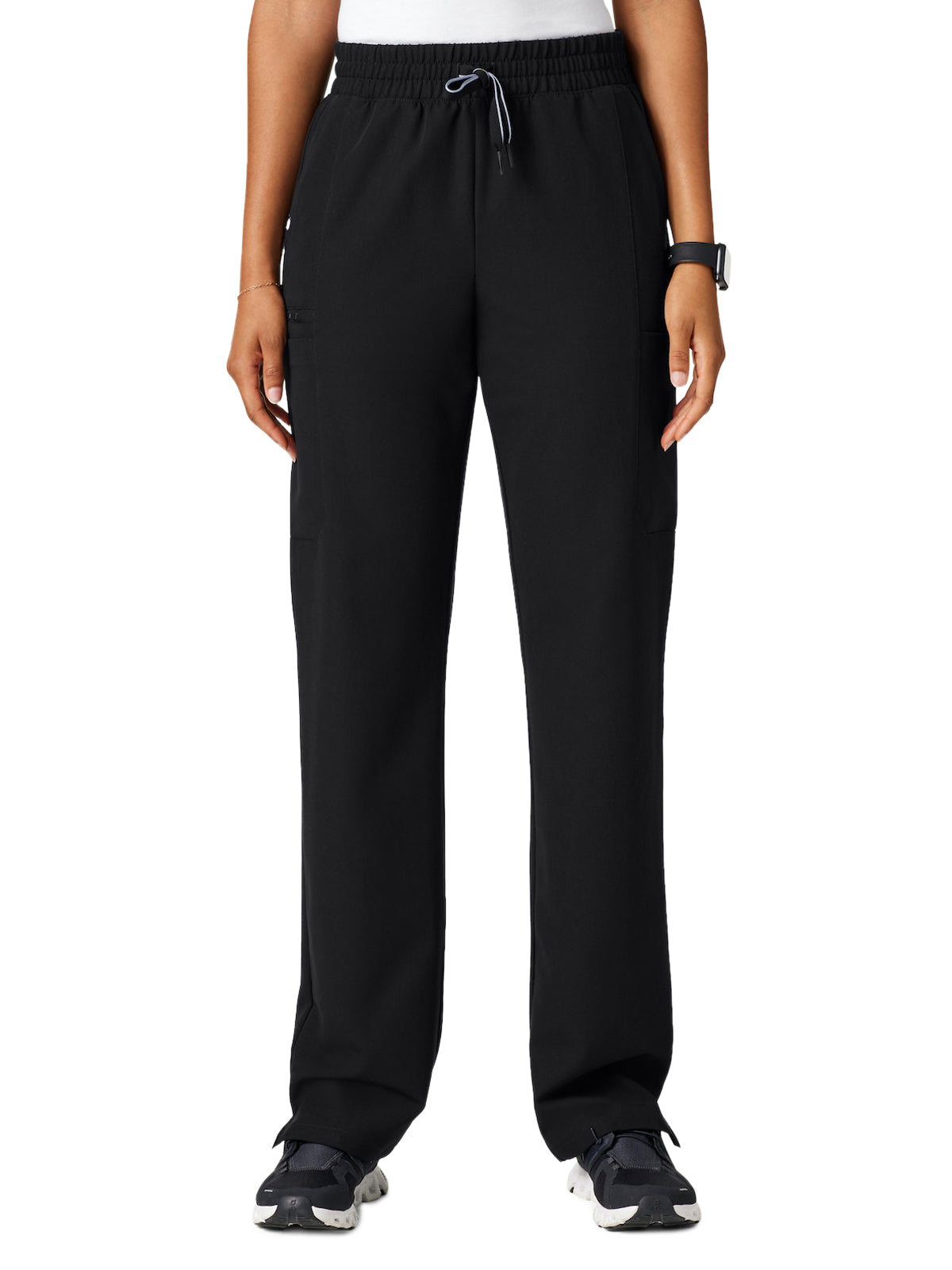 Women's 8-Pocket High-Waisted Payla Pant - W20007 - Black