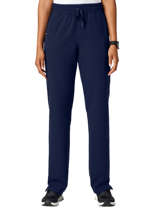 Women's 8-Pocket High-Waisted Payla Pant - W20007 - Midnight Navy