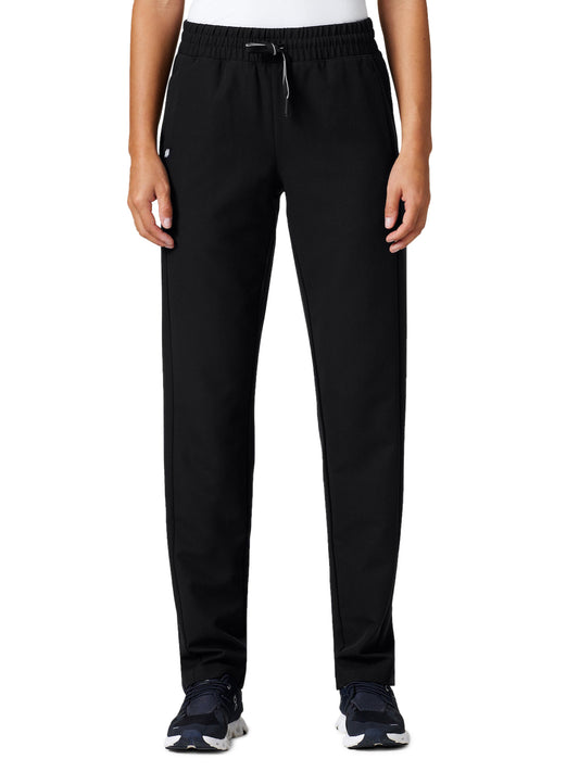 Women's Slim Fit Mid-Rise Effie Pant - W20008 - Black