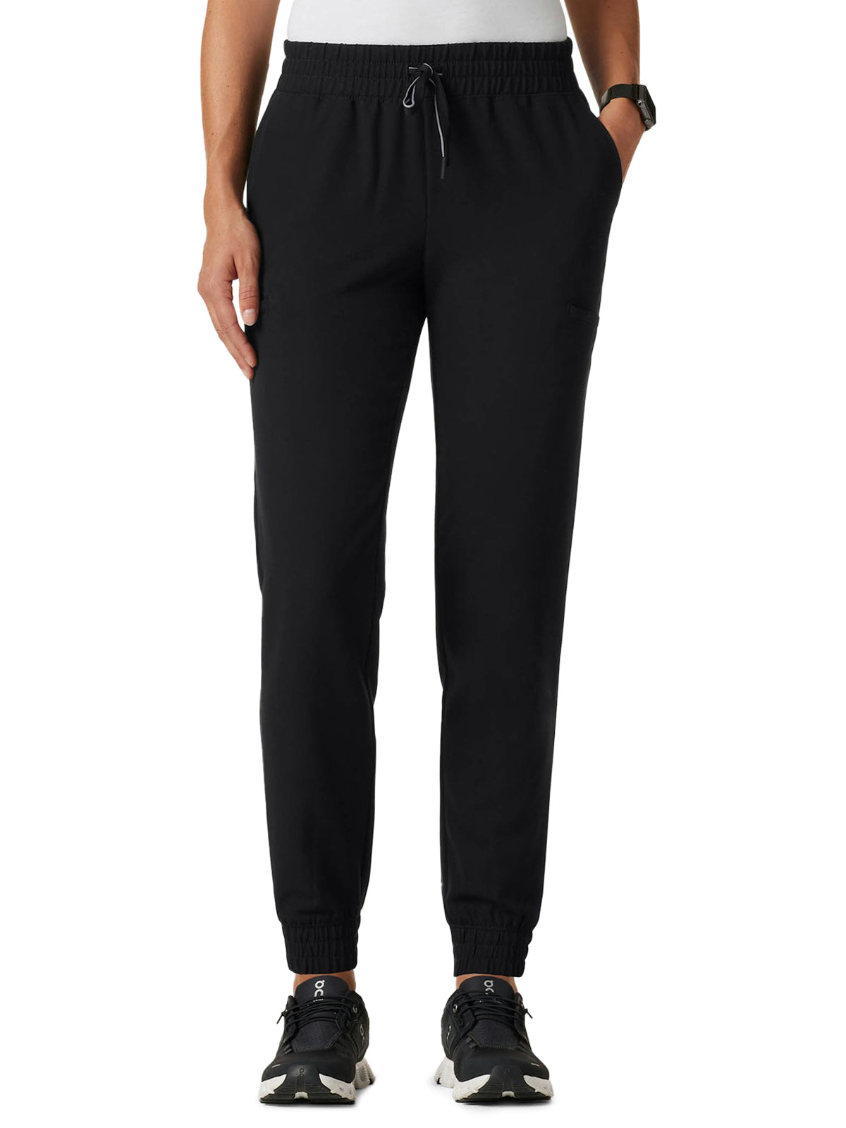 Women's Skinny Cargo Jogger Jace Pant - W20009 - Black