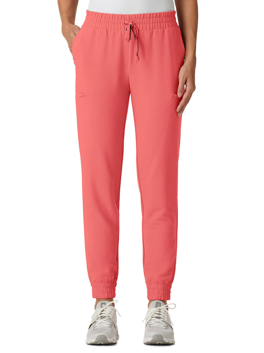 Women's Skinny Cargo Jogger Jace Pant - W20009 - Digital Pink