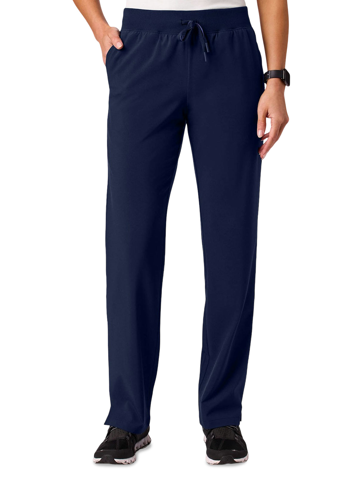 Women's 5-Pocket Xenos Knit-Waist Scrub Pant - W20036 - Midnight Navy