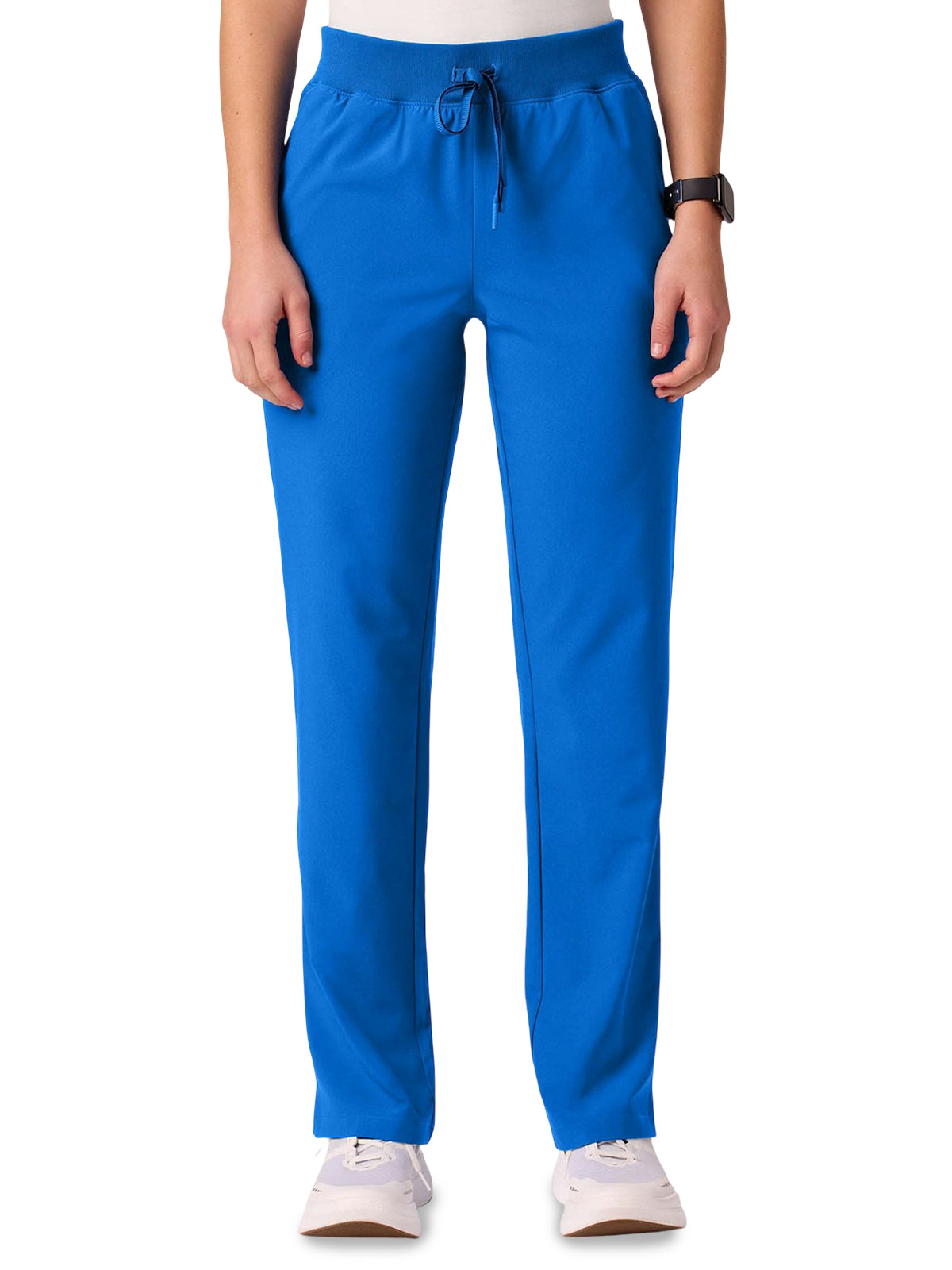 Women's 5-Pocket Xenos Knit-Waist Scrub Pant - W20036 - Royal Blue