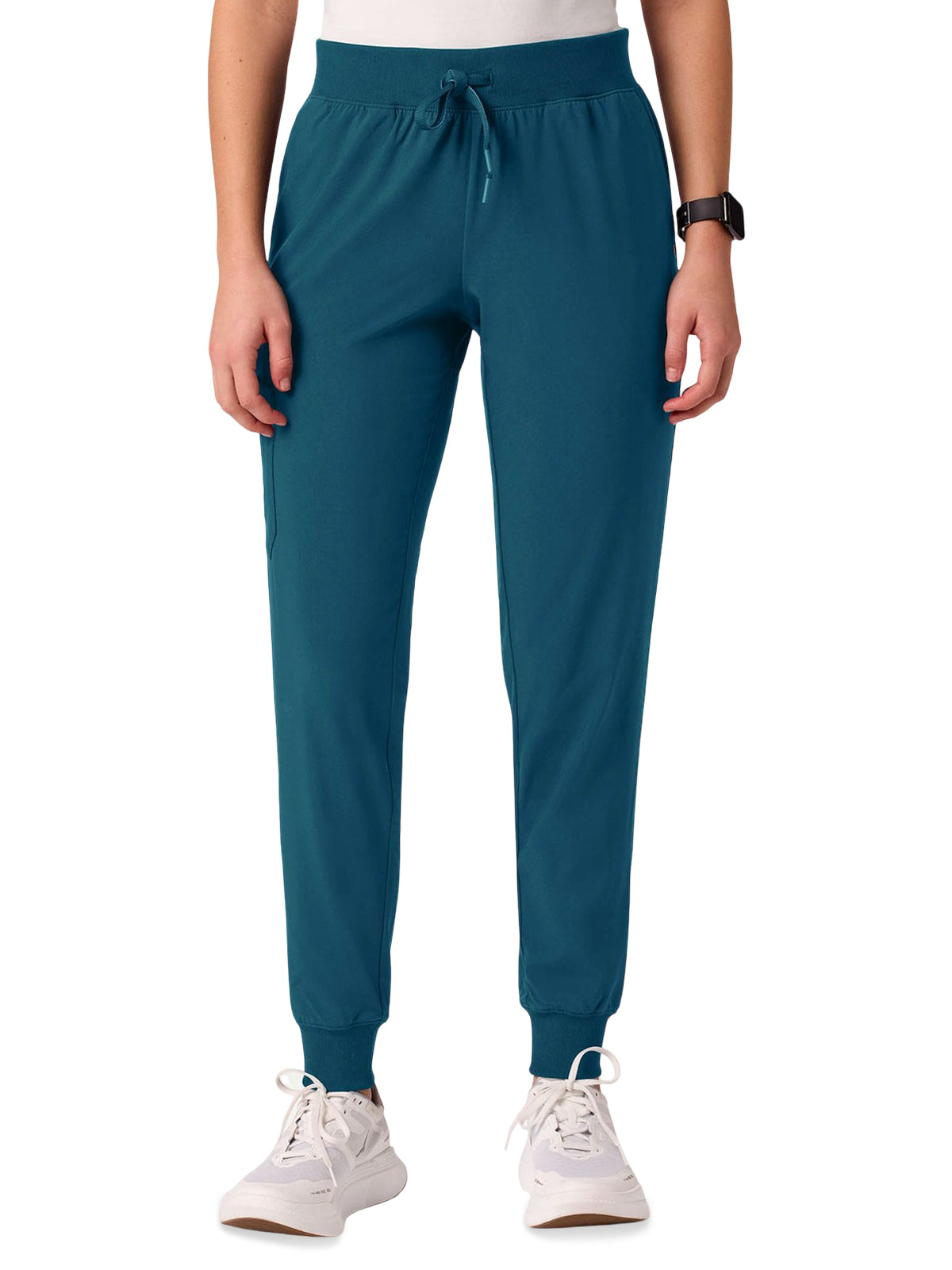 Women's 6-Pocket Silex Slim Scrub Pant - W20037 - Caribbean Blue