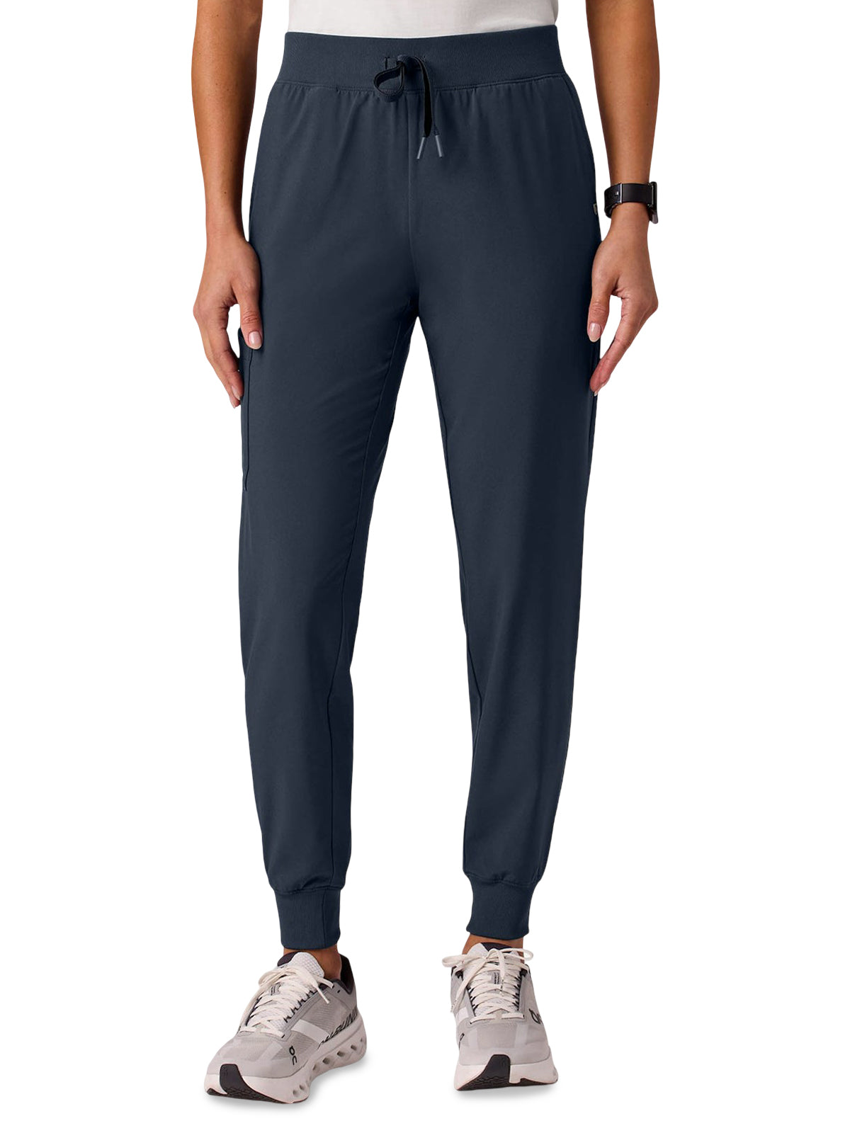 Women's 6-Pocket Silex Slim Scrub Pant - W20037 - Carbon Gray