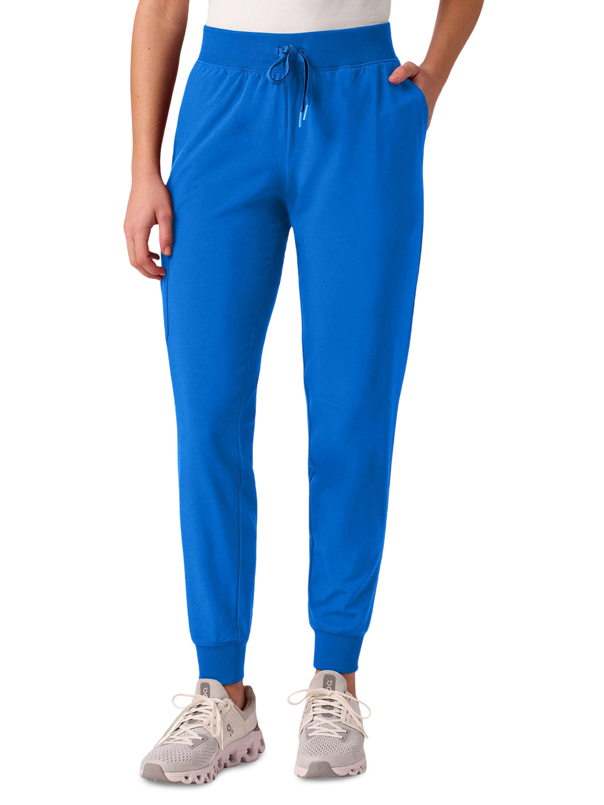 Women's 6-Pocket Silex Slim Scrub Pant - W20037 - Royal Blue