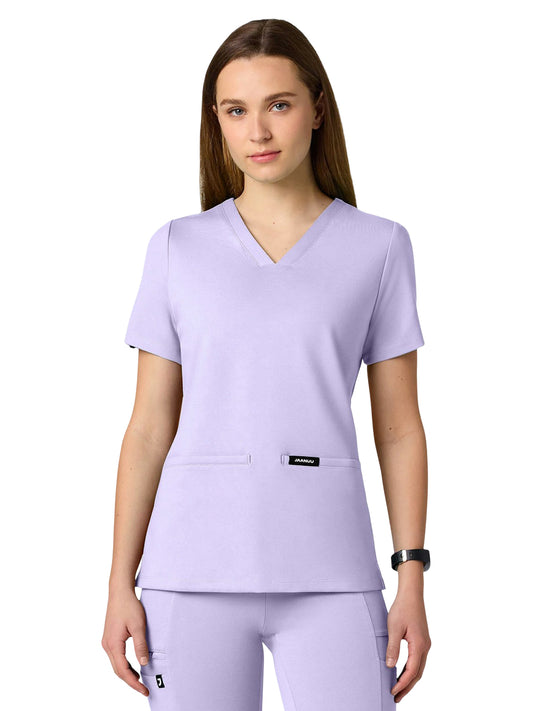 Women's Slim Ultrasoft V-Neck Cesi Top - W30003 - Lavender