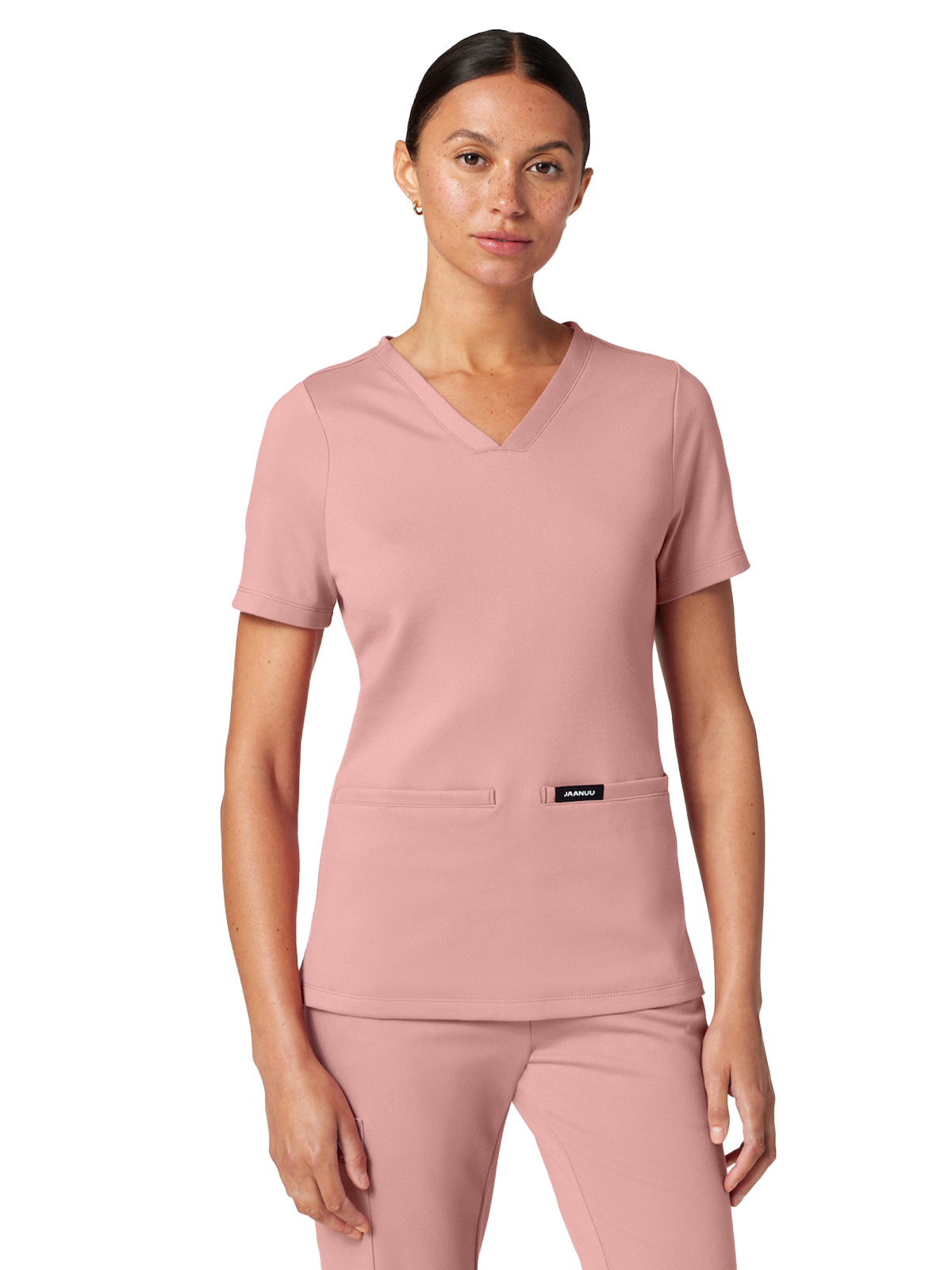 Women's Slim Ultrasoft V-Neck Cesi Top - W30003 - Mauve
