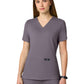 Women's Slim Ultrasoft V-Neck Cesi Top - W30003 - Titanium