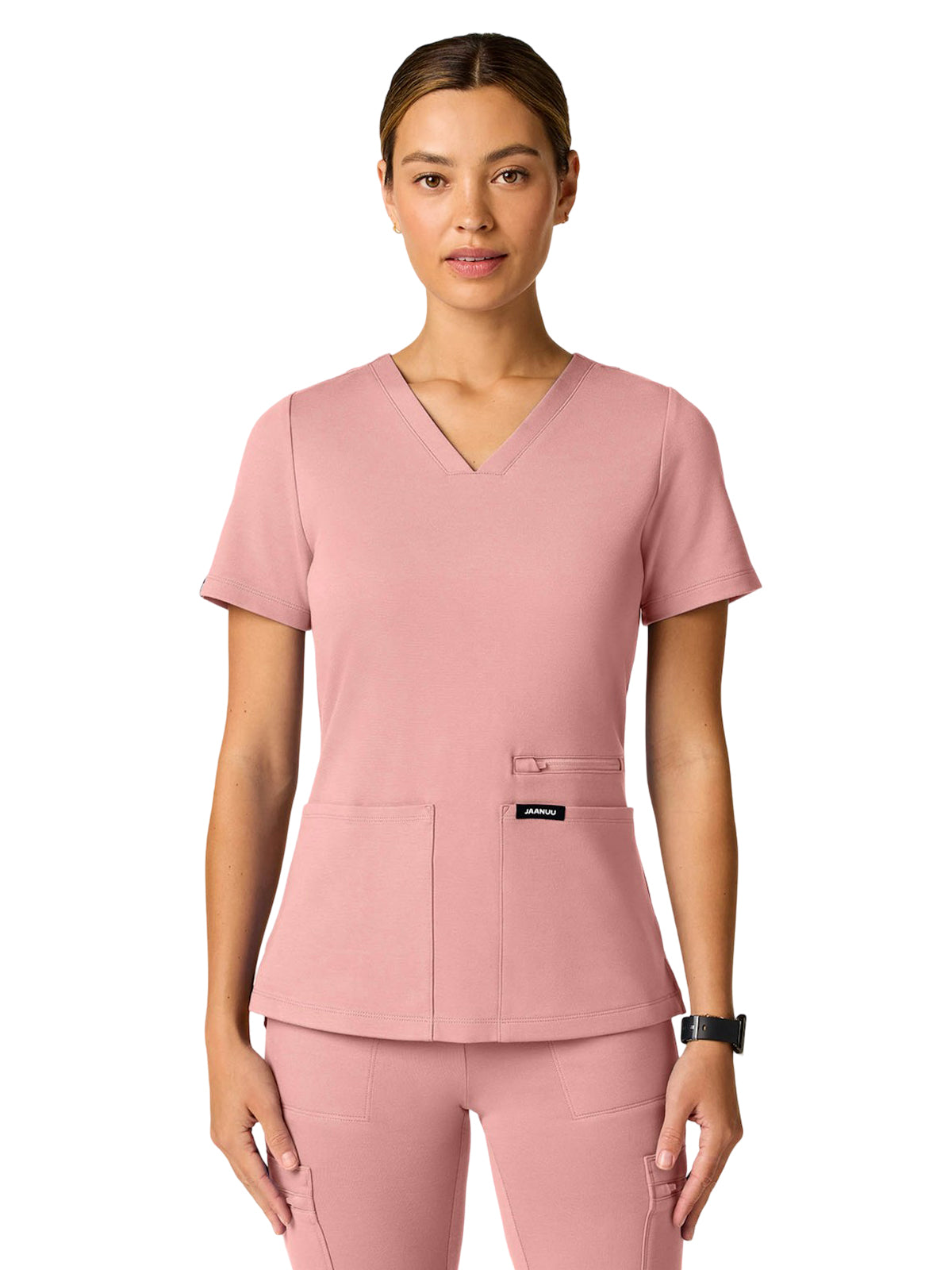 Women's 4-Pocket Slim Kass Top - W30014 - Mauve
