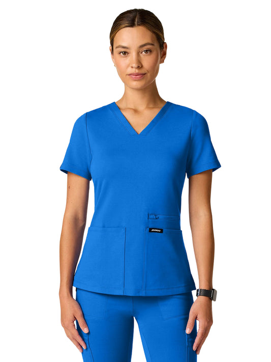 Women's 4-Pocket Slim Kass Top - W30014 - Royal Blue