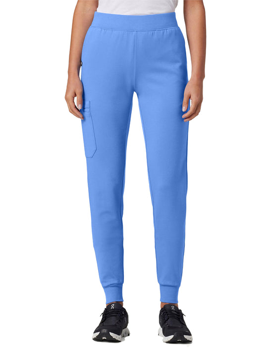 Women's Soft and Stretchy Jogger Rubi Pant - W40001 - Ceil Blue