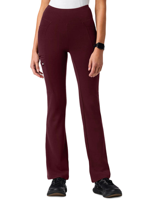 Women's 5-Pocket Yoga Perri Pant - W40005 - Burgundy