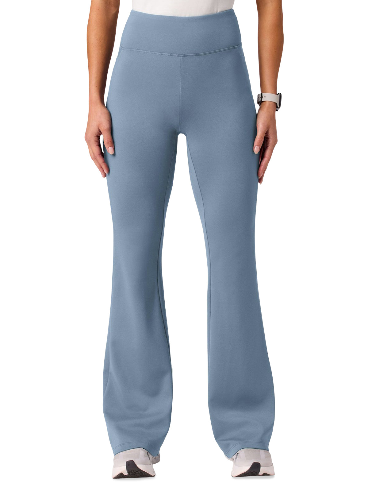 Women's 2-Pocket Lina Yoga Flare Scrub Pant - W40006 - Storm Blue