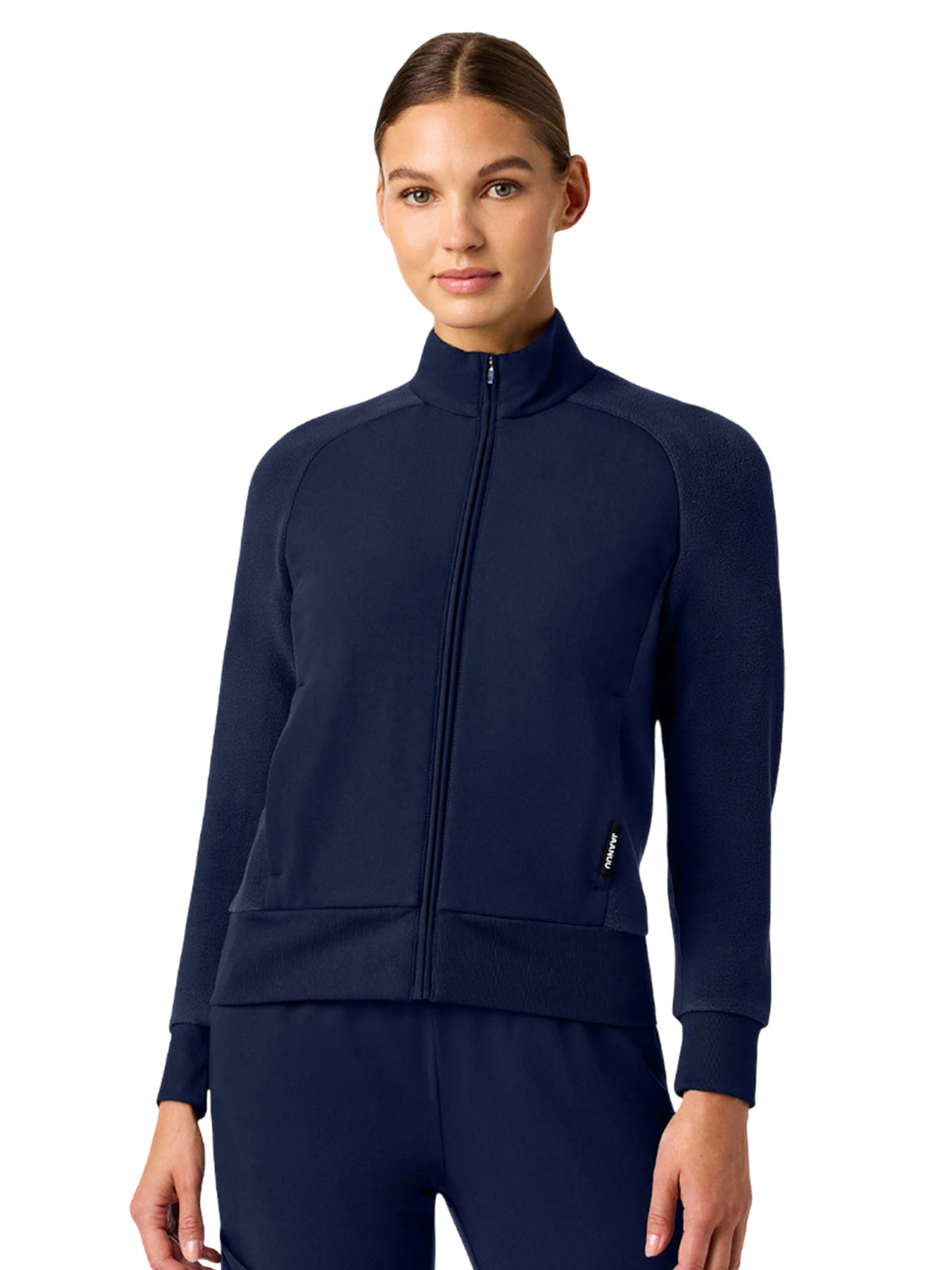 Women's Three-Pocket Cloud Hybrid Fleece Jacket - W60018 - Midnight Navy