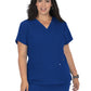 Women's Three-Pocket Wide V-Neck Stretch Hustle and Heart Top - 1019 - Galaxy