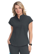 Women's One-Pocket Stretch Tuck-In Ari Top - 1093 - Charcoal
