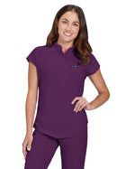 Women's One-Pocket Stretch Tuck-In Ari Top - 1093 - Eggplant