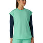 Women’s Two-Pocket Round Neck Scrub Top - 1137 - Heather Jelly Mint