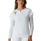 Women’s Two-Pocket Split-V-Neck Scrub Top - 1138 - White