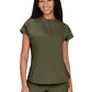 Women’s Two-Pocket Button Closure Scrub Top - 1139 - Olive Green