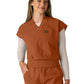 Women's One-Pocket V-Neck Trinity Scrub Top - 1143 - Dark Copper