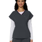 Women's One-Pocket V-Neck McKenna Scrub Top - 1145 - Charcoal