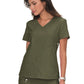 Women's Three-Pocket Mock-Wrap Philosophy Top - 316 - Olive Green