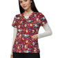 Women's Two-Pocket Athletic-Inspired, Breathable Mesh Leslie Top - 384PR - Chipmunks