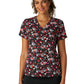 Women's Two-Pocket Print Top - 384PRA - Slothy Kind of Love