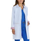 Women's Four-Pocket Pearlescent Button-Front 34.5" Fusion Lab Coat - 466 - White