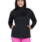 Women’s Three-Pocket Fleece Jaqueline Jacket - 471 - Black