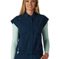 Women's Five-Pocket Eloise Scrub Vest - 476 - Navy
