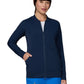 Women's Four-Pocket Zipper-Front Scrub Jacket - 478 - Navy