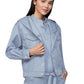 Women's Four-Pocket Nyra Cognac Jacket - 484 - Glass Blue