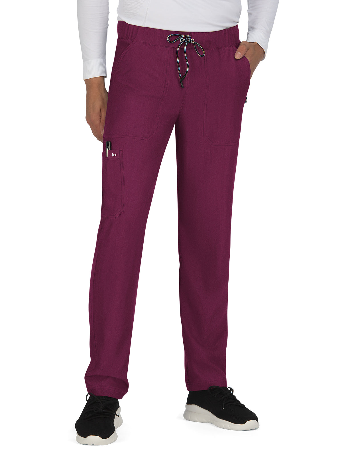 Men's Six-Pocket Straight Leg Make it Happen Pant - 609 - Wine