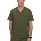 Men's One-Pocket V-Neck Tuck-In On Call Top - 671 - Olive Green
