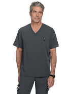 Men's One-Pocket V-Neck Tuck-In On Call Top - 671 - Charcoal