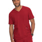 Men's Four-Pocket V-Neck Free To Be Top - 672 - Ruby