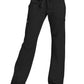 Women's Extra Petite Seven-Pocket Adjustable Drawstring Lindsey Cargo Pant - 701XP - Black
