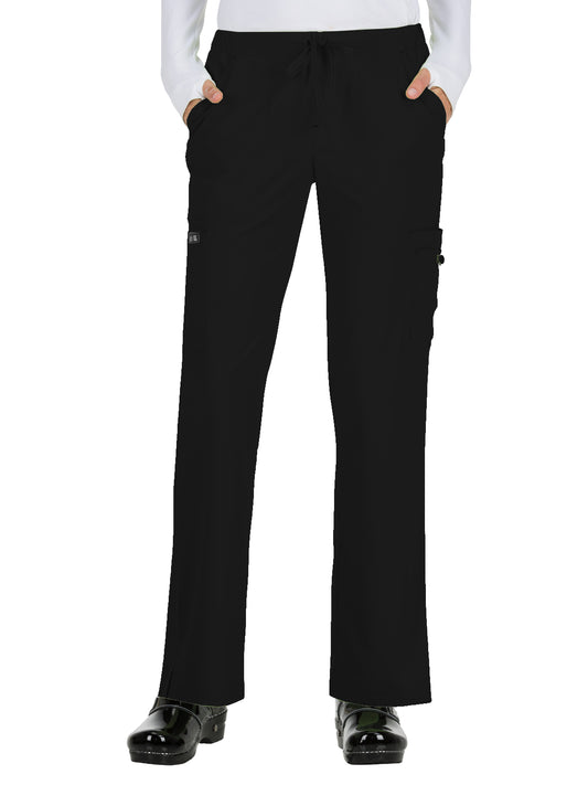 Women's Eight-Pocket Stretch Cargo Holly Pant - 731 - Black