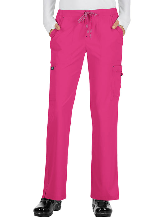 Women's Eight-Pocket Stretch Cargo Holly Pant - 731 - Flamingo