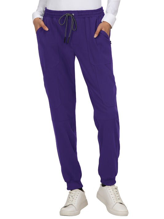 Women's Seven-Pocket Stretch Jogger Good Vibe Pant - 740 - Grape