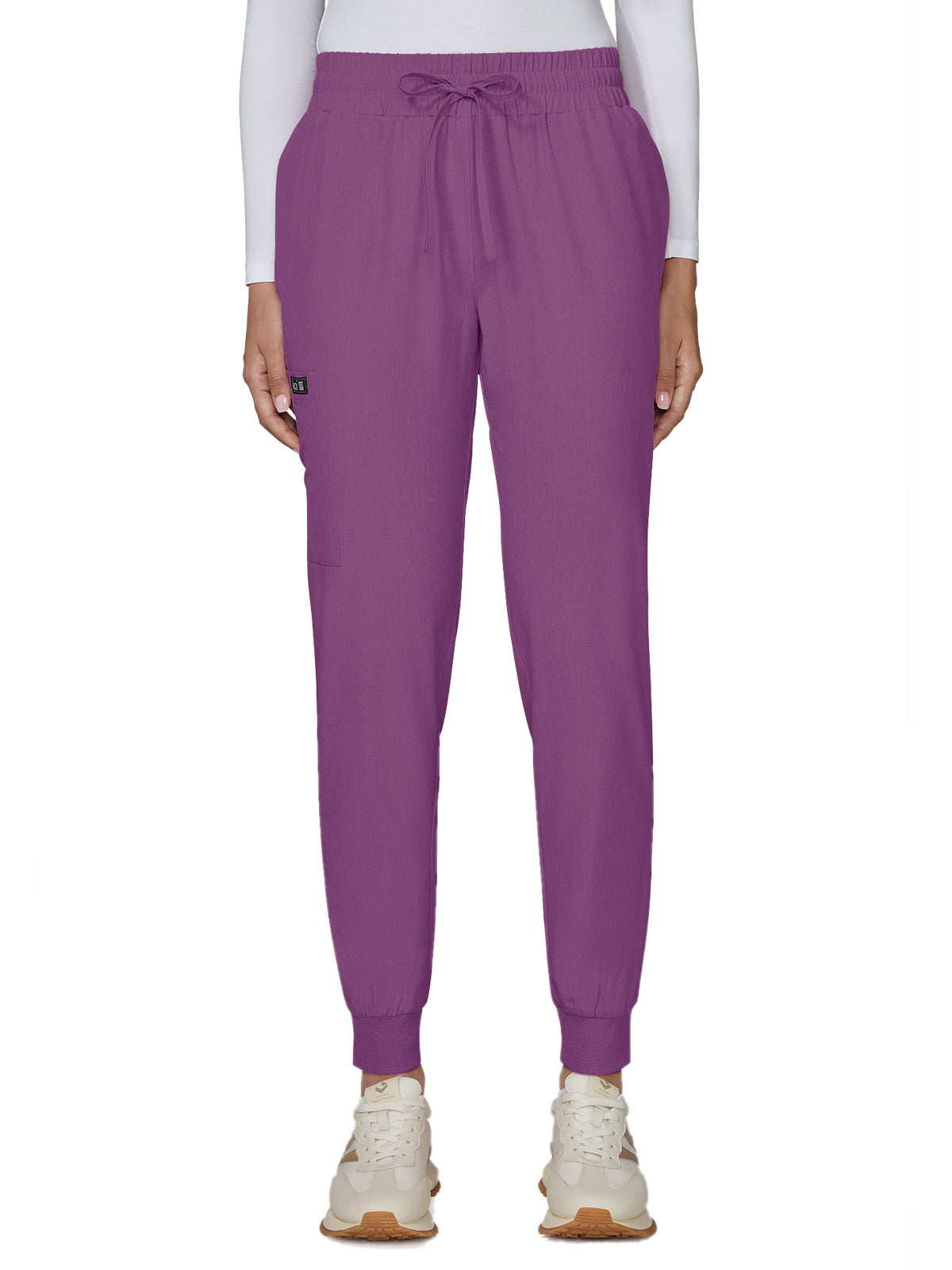 Women's Five-Pocket Stretch Jogger Gemma Pant - 741 - Heather Violet