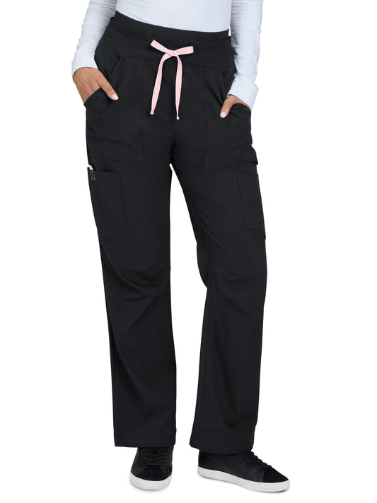 Women's Six-Pocket Wide-Leg  Freda Pant - 785 - Black