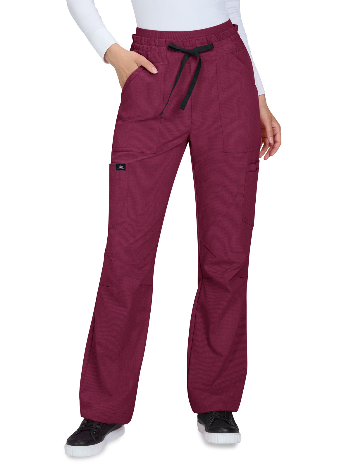 Women's Six-Pocket Wide-Leg  Freda Pant - 785 - Wine