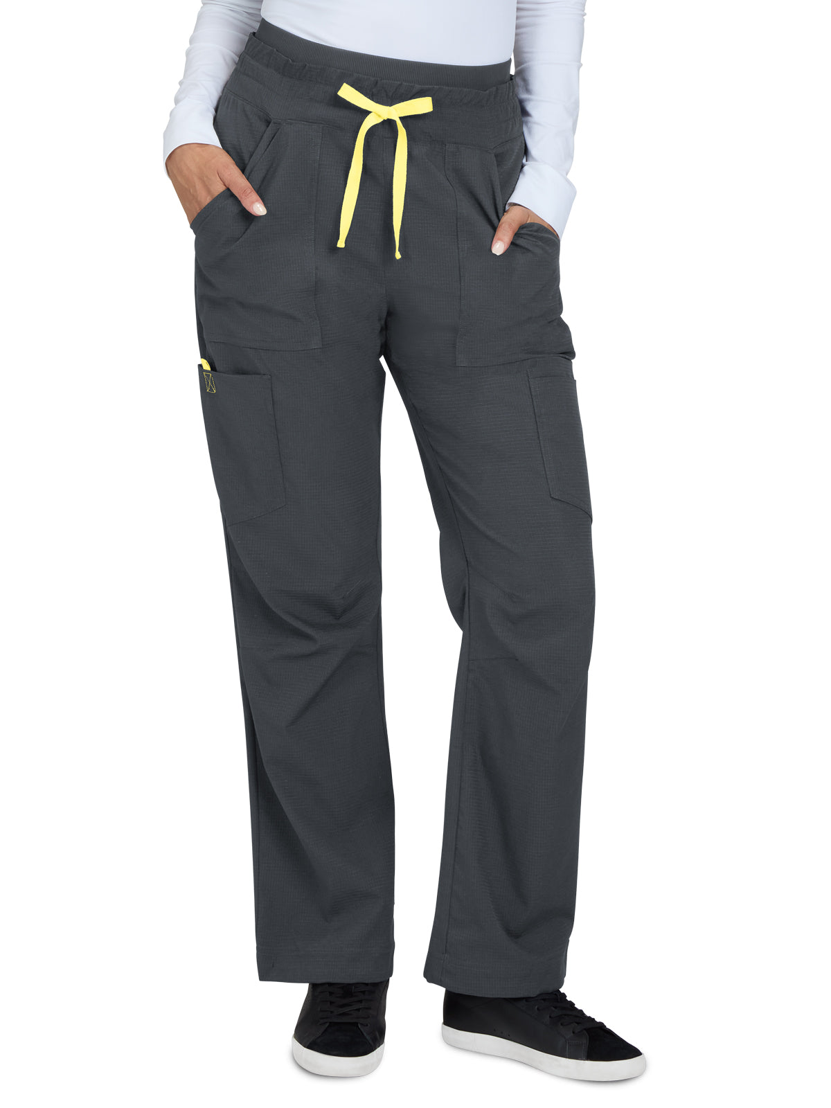 Women's Six-Pocket Wide-Leg  Freda Pant - 785 - Charcoal